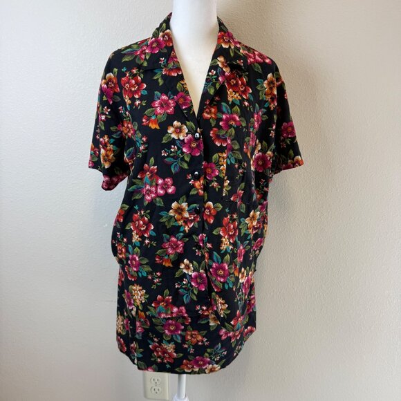 Christin Steven’s Vintage 2 Piece Skort Size Medium Floral Casual Light Academia - Picture 1 of 14